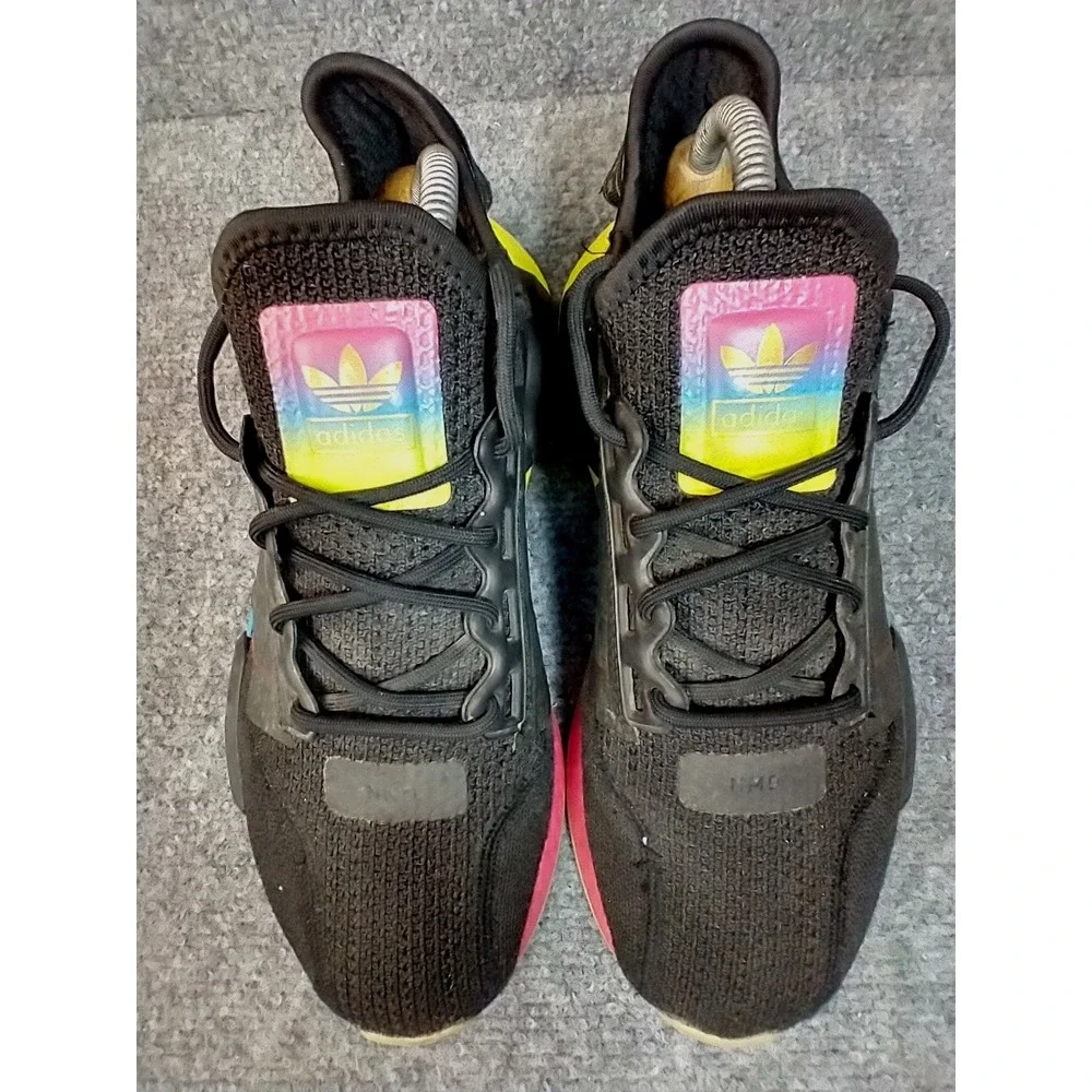 Adidas NMD R1 V2 Tokyo Nights Black Sneakers Adult Men's Size 7‎ Multi EUC